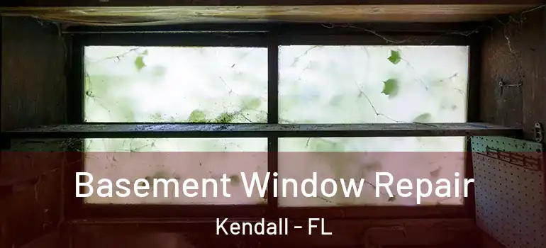  Basement Window Repair Kendall - FL