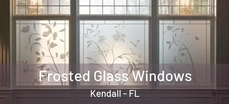  Frosted Glass Windows Kendall - FL