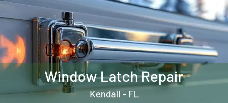  Window Latch Repair Kendall - FL