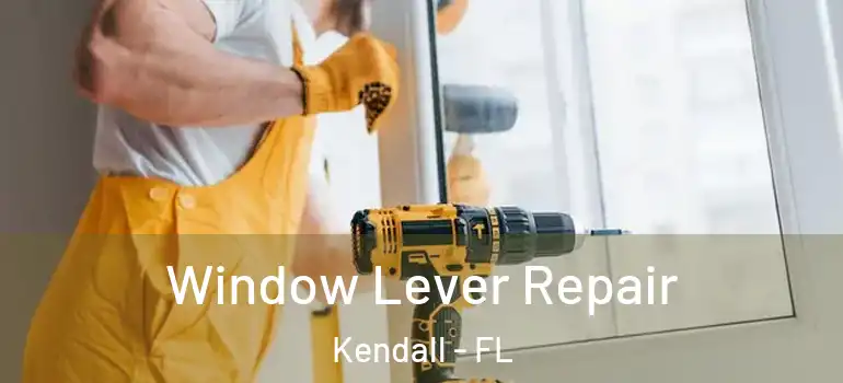  Window Lever Repair Kendall - FL